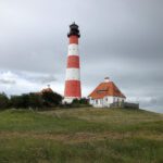 Westerhever Leuchtturm auf der Halbinsel Eiderstedt